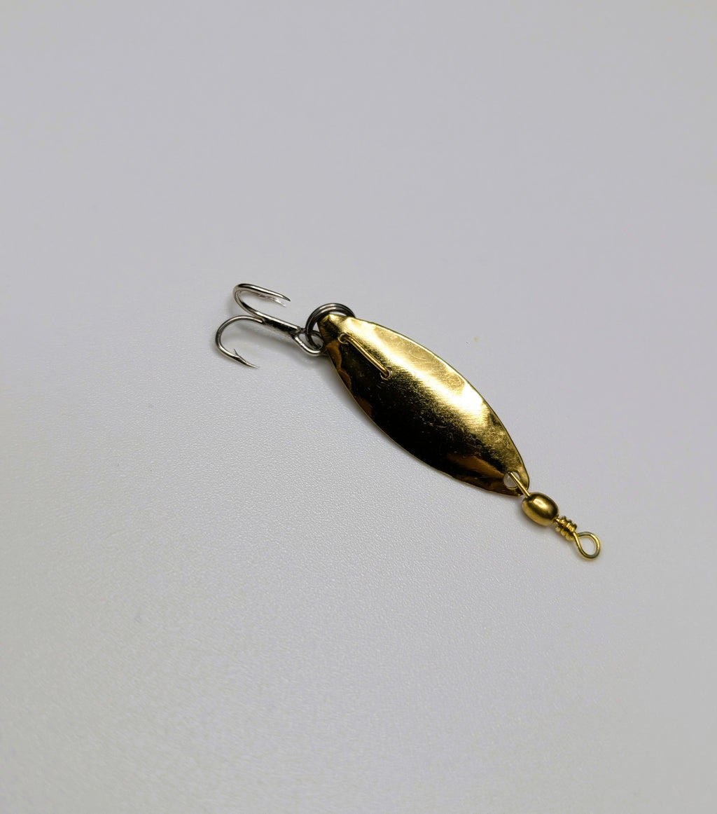 Dynamacs Trolling Spoon–Gold Hammered (#20705)