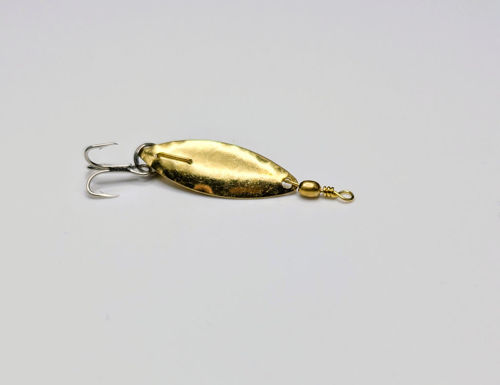 Dynamacs Trolling Spoon–Gold Hammered (#20705)
