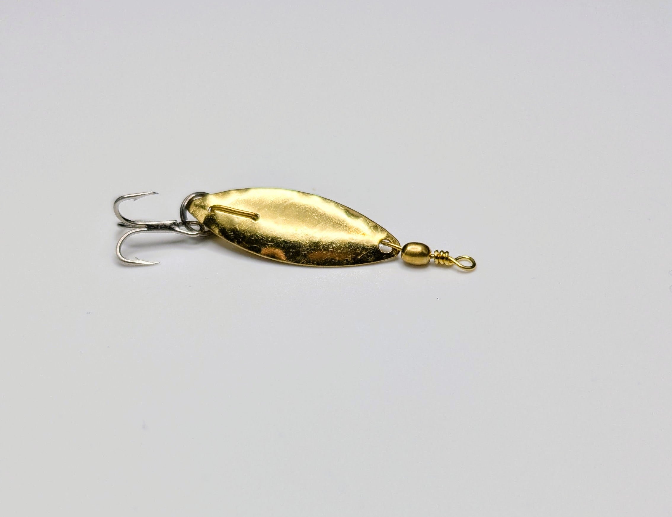 Dynamacs Trolling Spoon–Gold Hammered (#20705)
