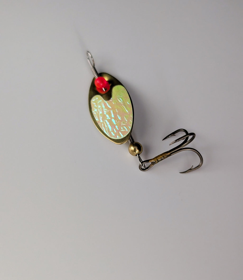 Pink‑Gold Glow Lure-Large (#509)
