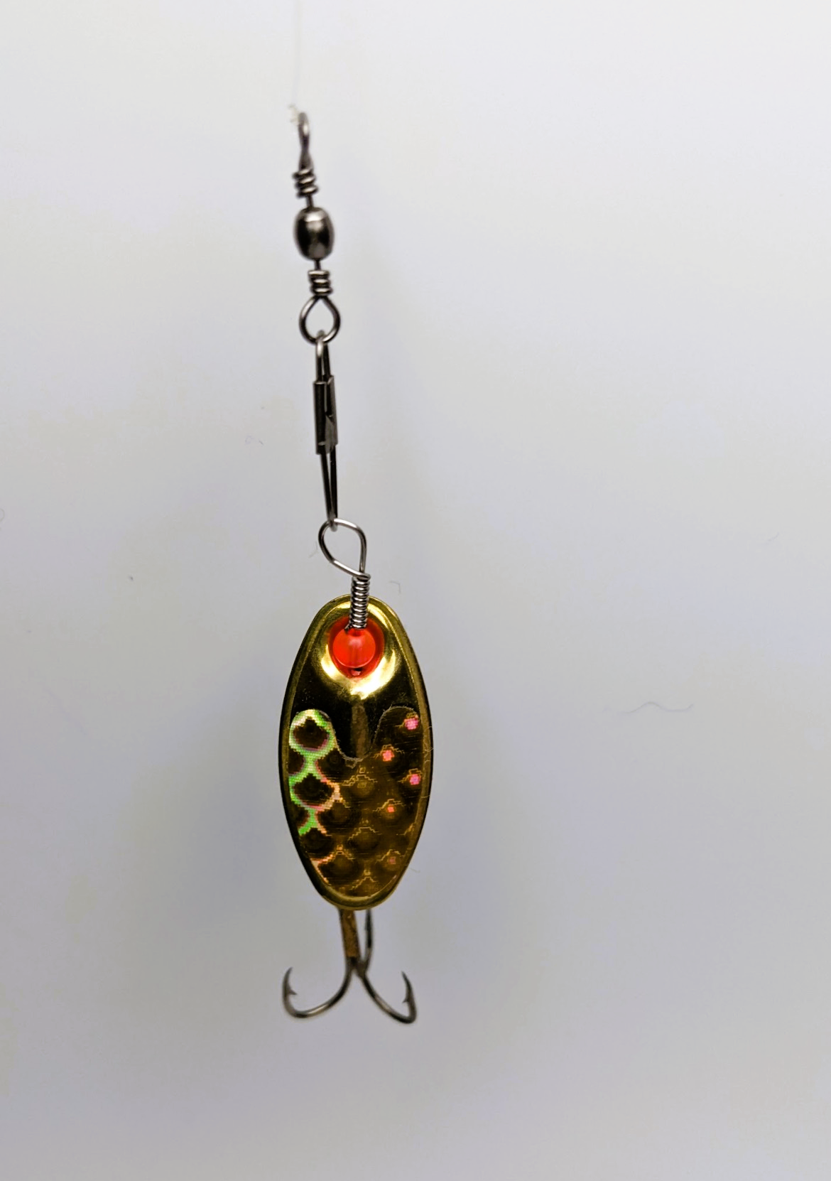 Gold Hammered Brass Lure-Small (#503GD)