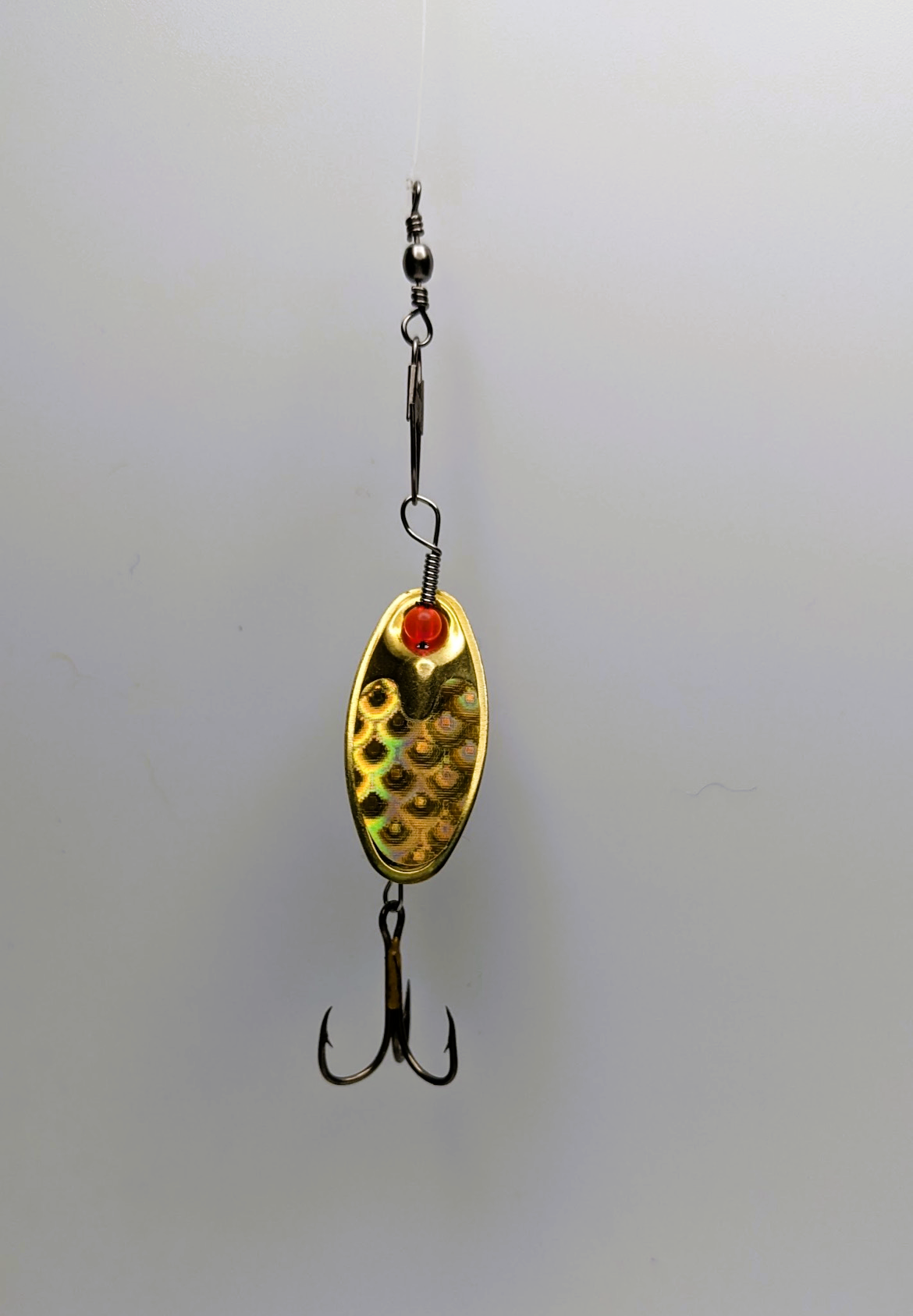 Gold Hammered Brass Lure-Small (#503GD)