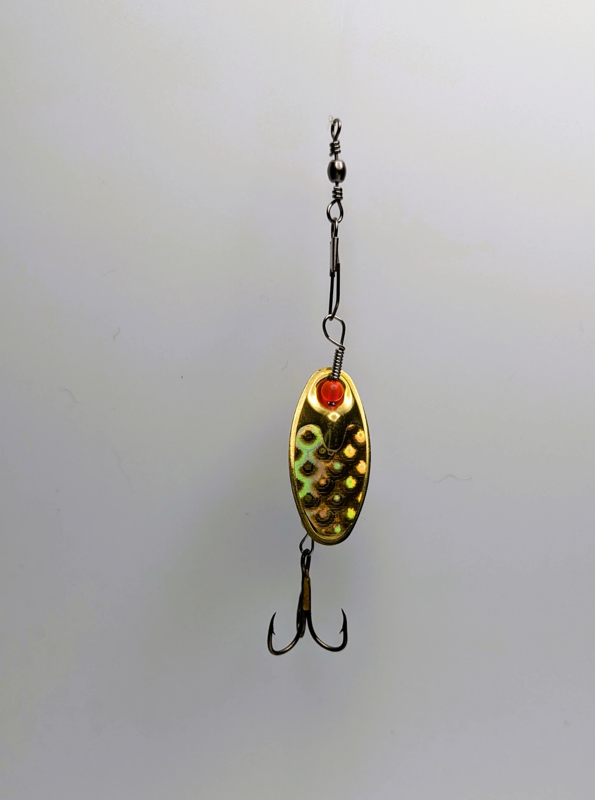 Gold Hammered Brass Lure-Small (#503GD)