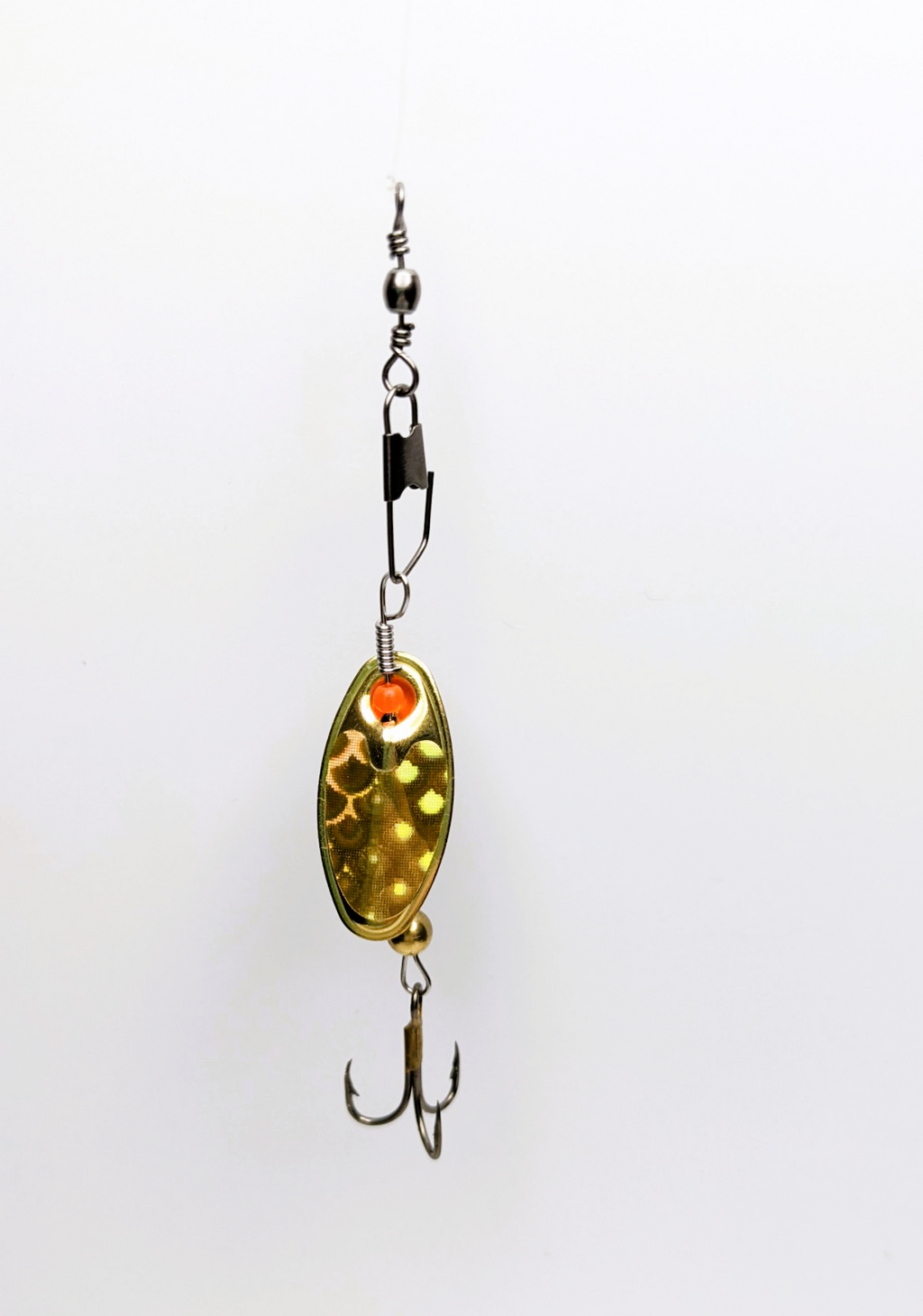 Gold Hammered Nickle Lure-Small (#504GD)