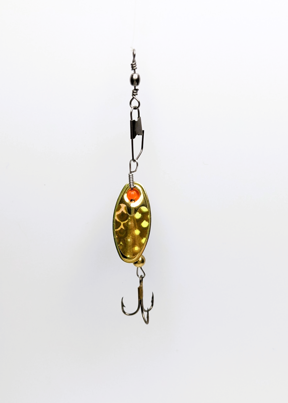 Gold Hammered Nickle Lure-Small (#504GD)