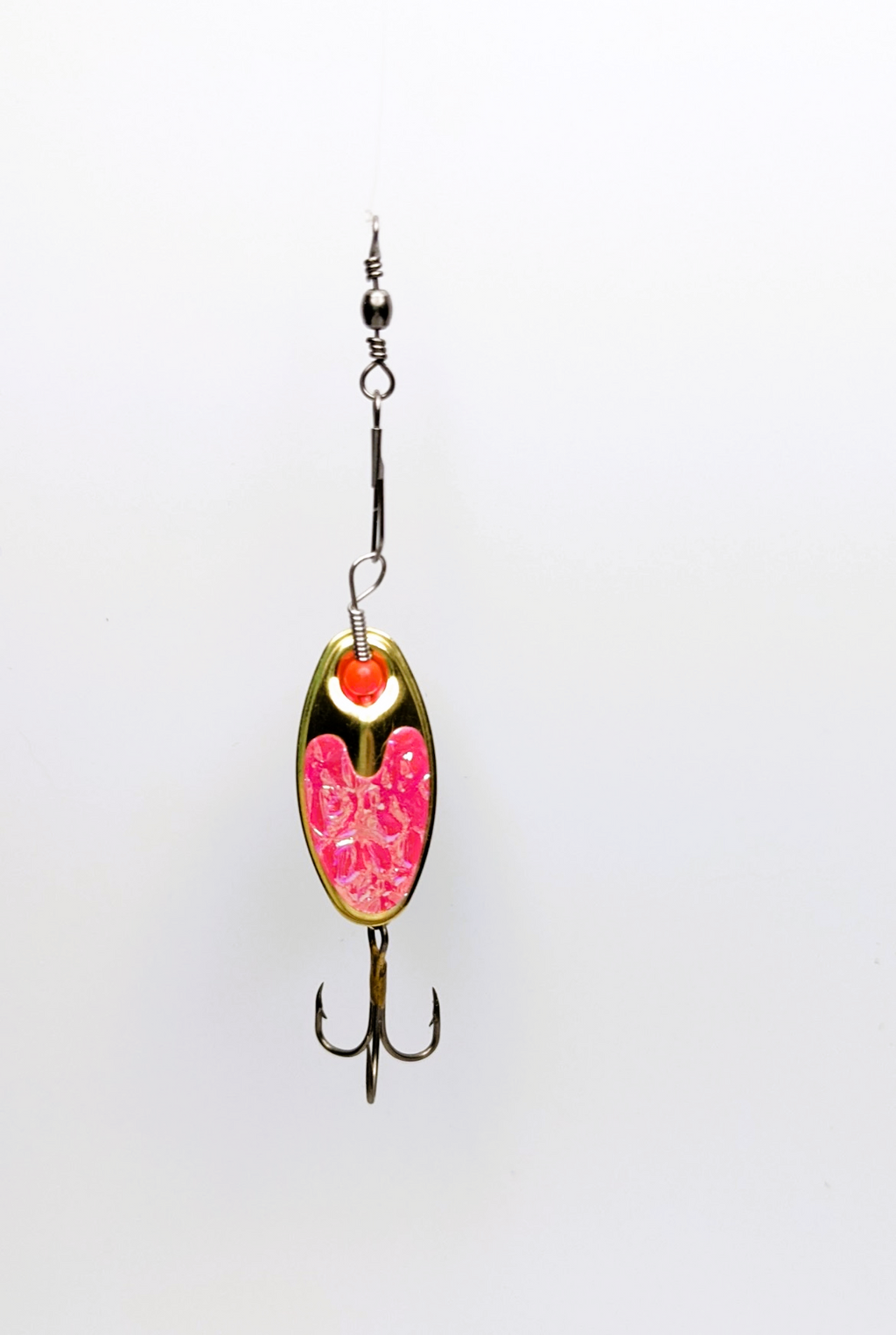 Pink Flash Nickle Lure-Small (#504P)