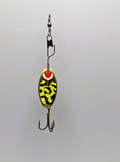 Chartreuse Tiger Brass Lure-Large (#507C)
