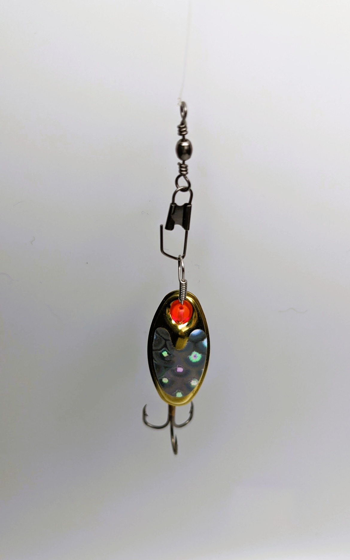 Silver Brass Lure-Large (#507S)