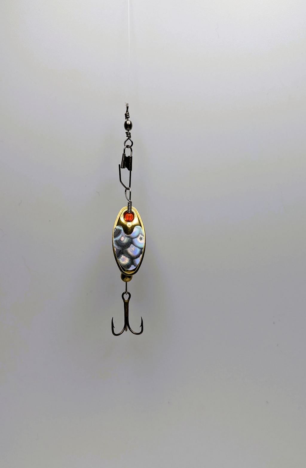 Silver Brass Lure-Large (#507S)