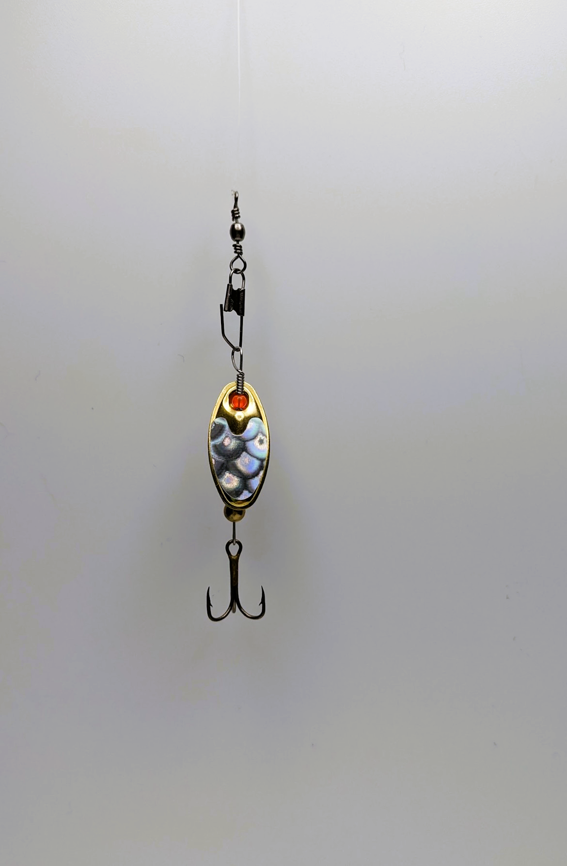 Silver Brass Lure-Large (#507S)