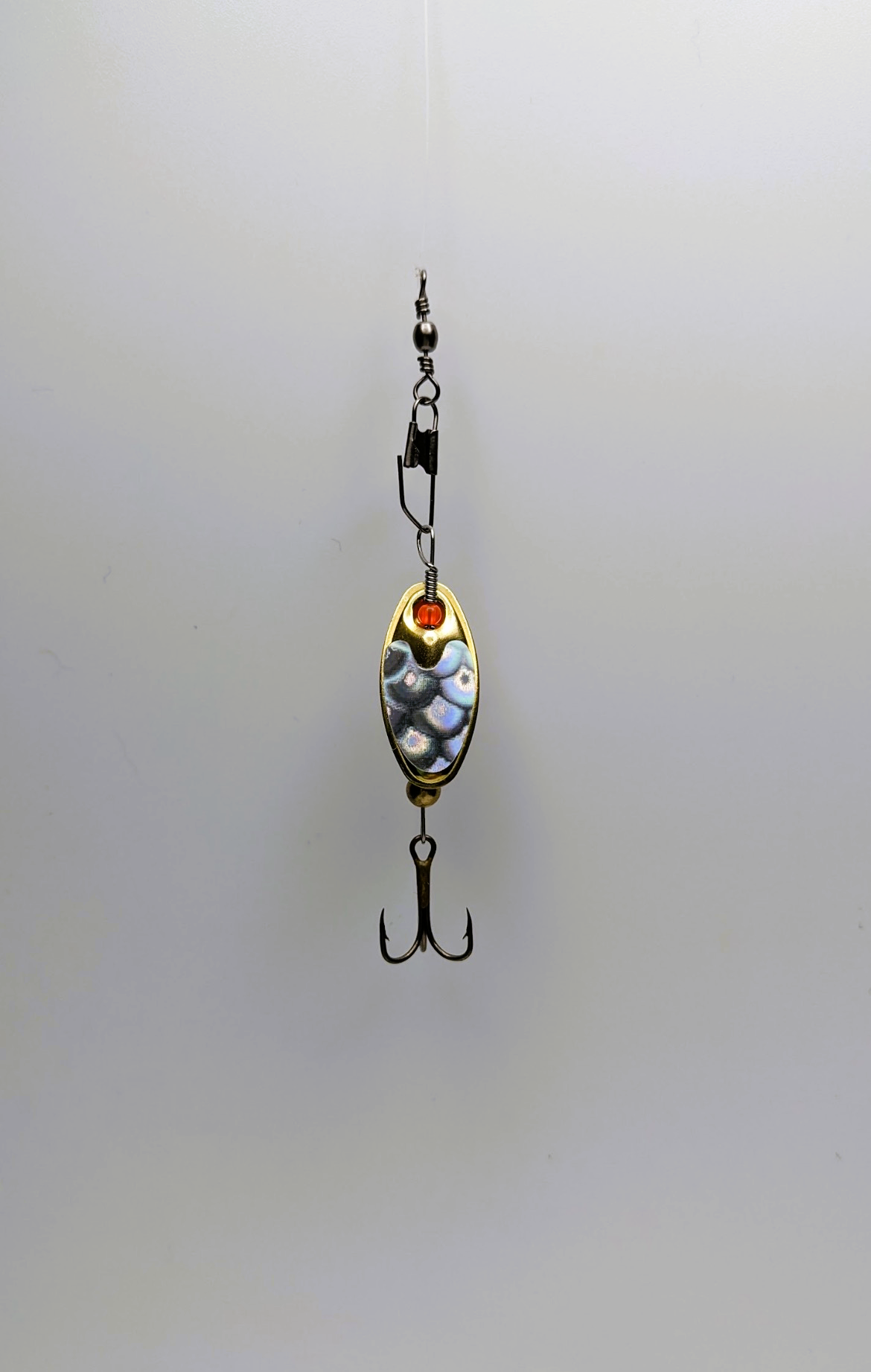 Silver Brass Lure-Large (#507S)