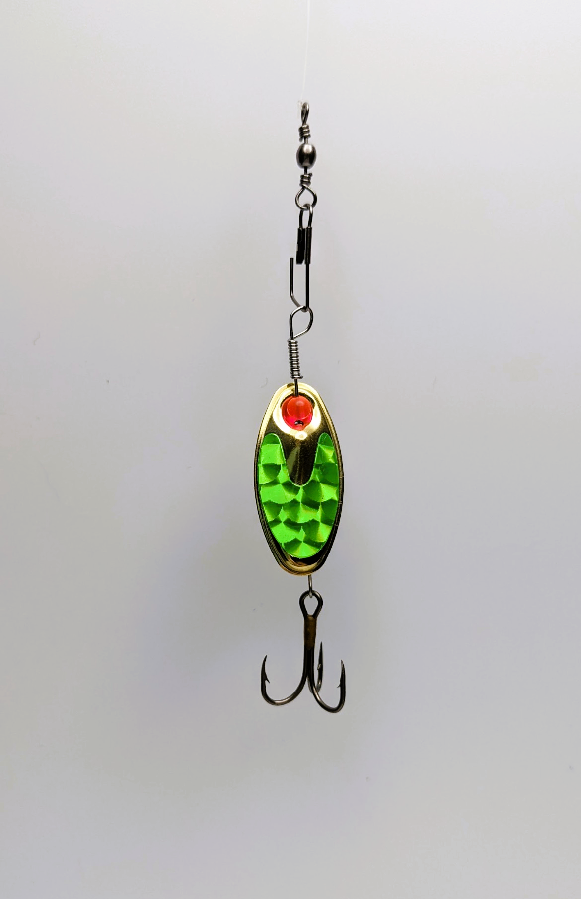 Green Flash Brass Lure-Large (#507G)