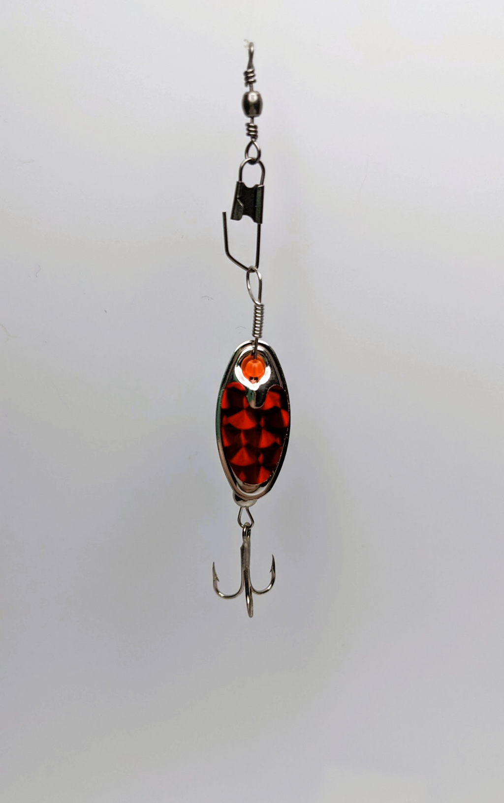 Red Nickle Blade Lure-Large (#508R)