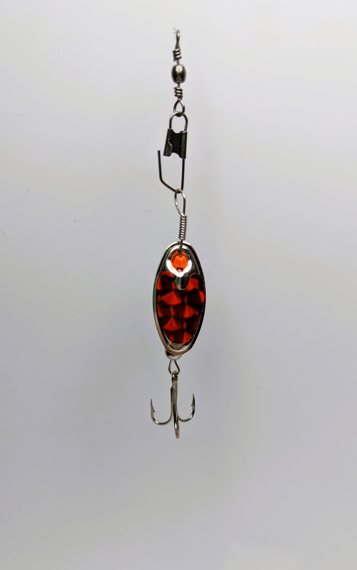 Red Nickle Blade Lure-Large (#508R)