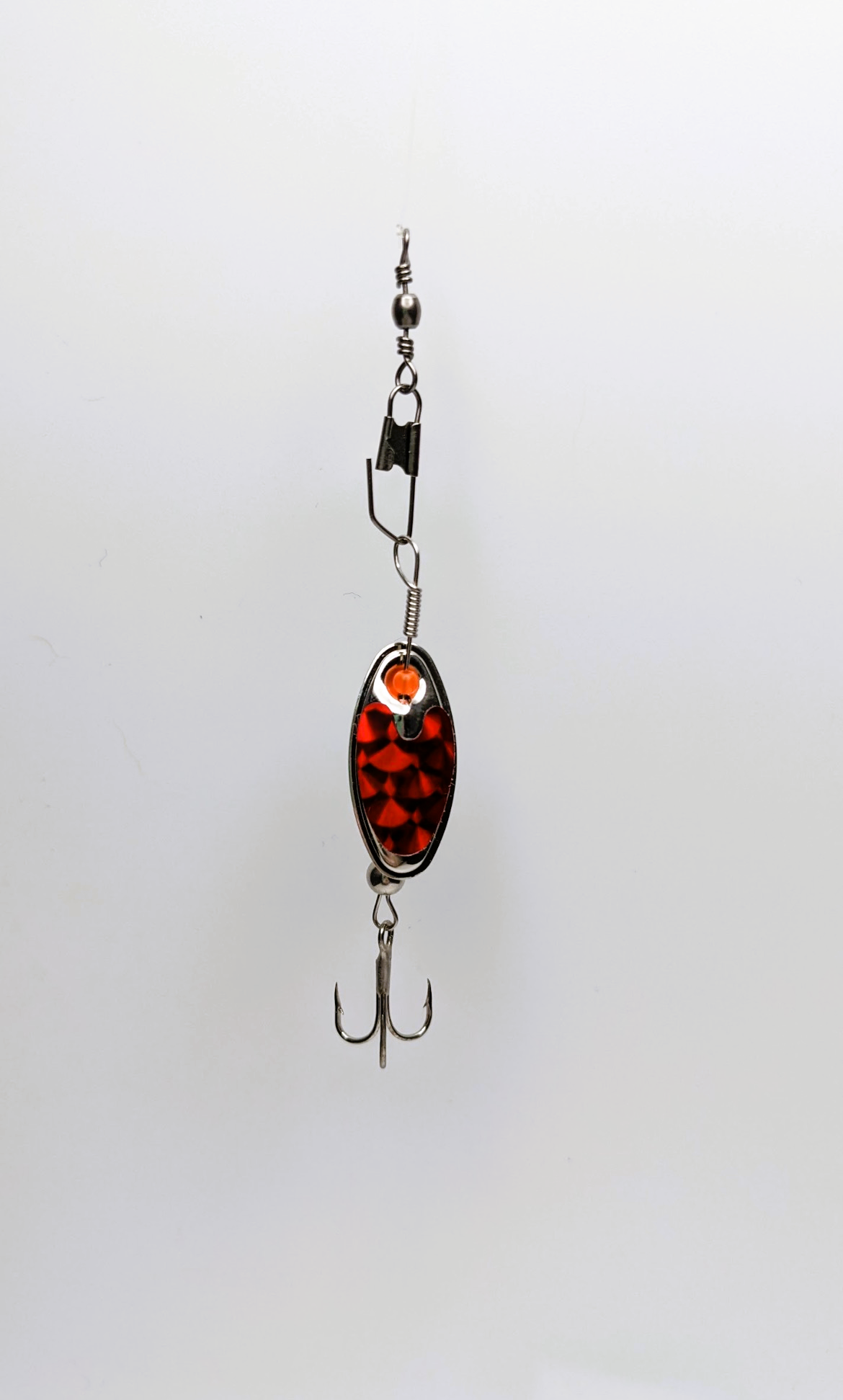 Red Nickle Blade Lure-Large (#508R)