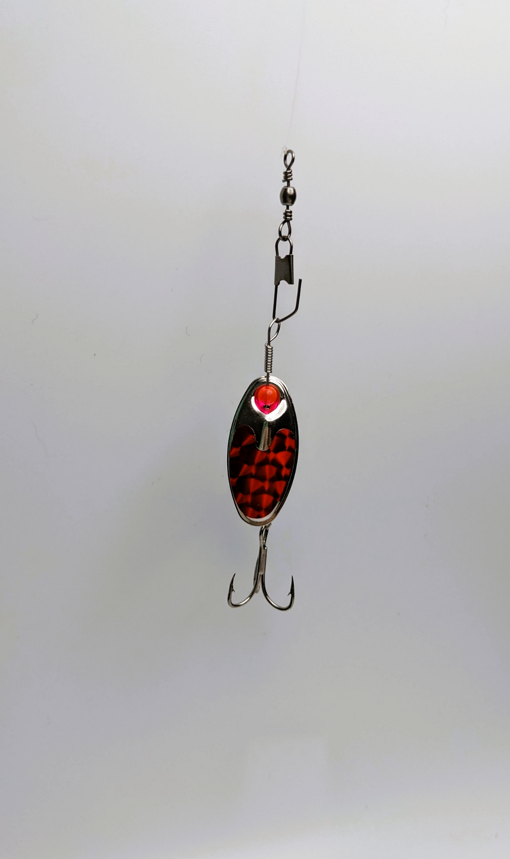 Red Nickle Blade Lure-Large (#508R)
