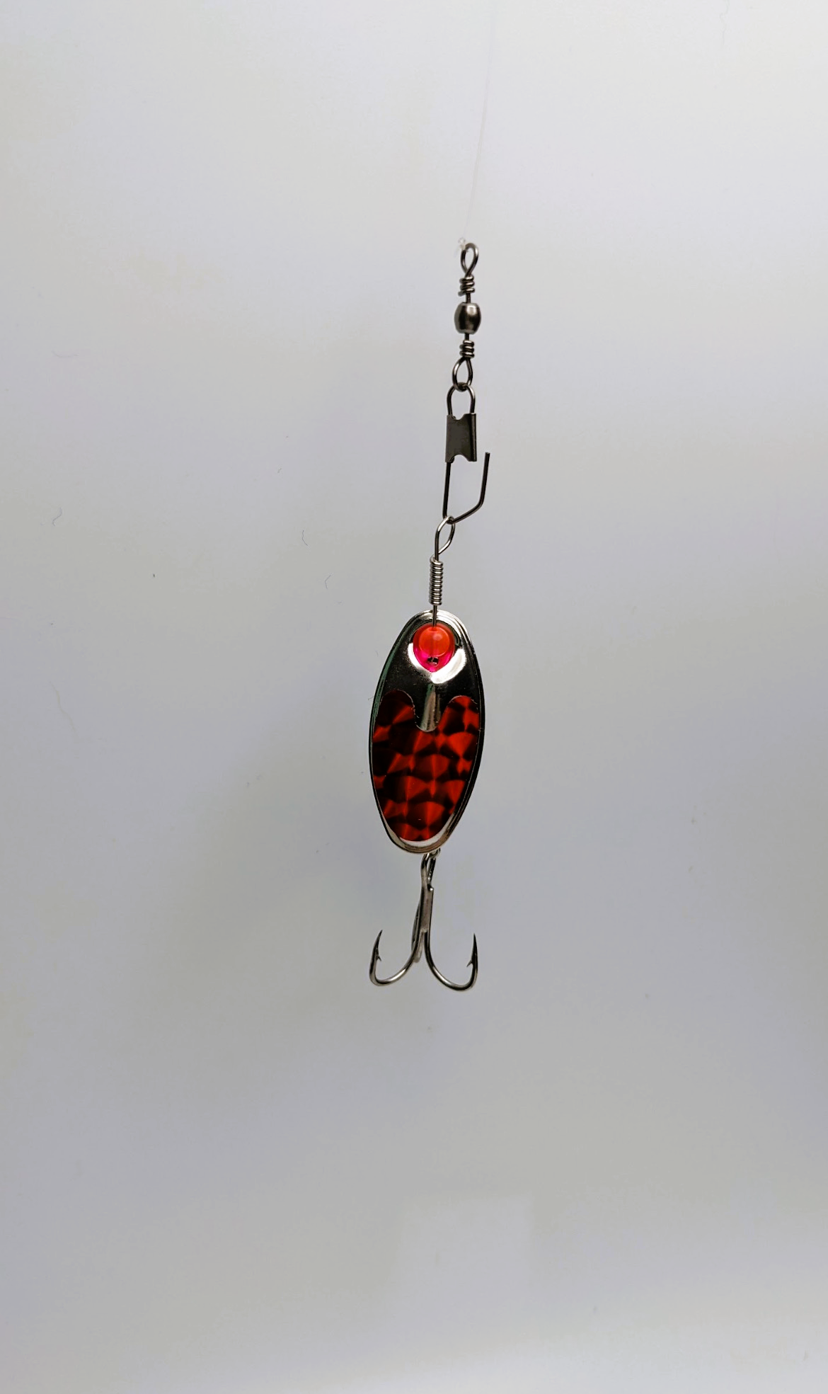 Red Nickle Blade Lure-Large (#508R)