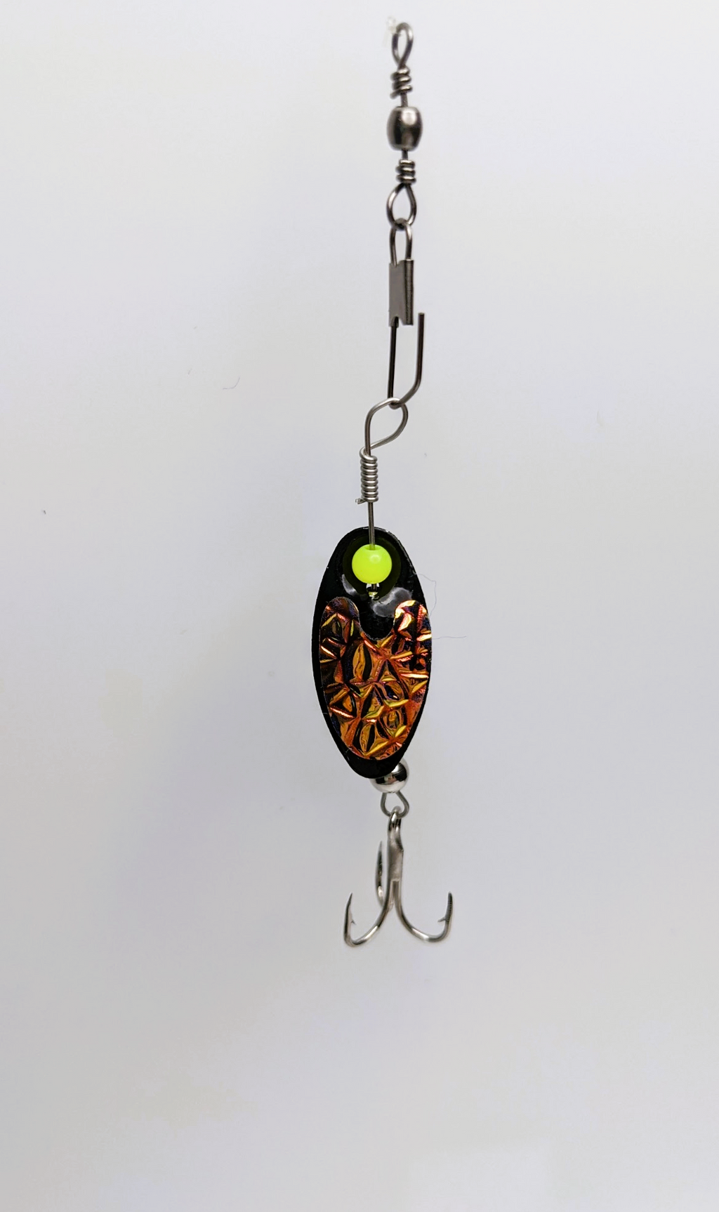Orange Chartreuse Nickle Blade Lure (#511IROC)