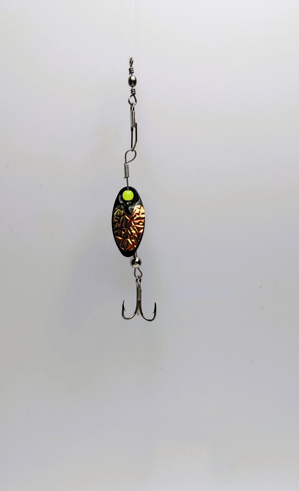 Orange Chartreuse Nickle Blade Lure (#511IROC)