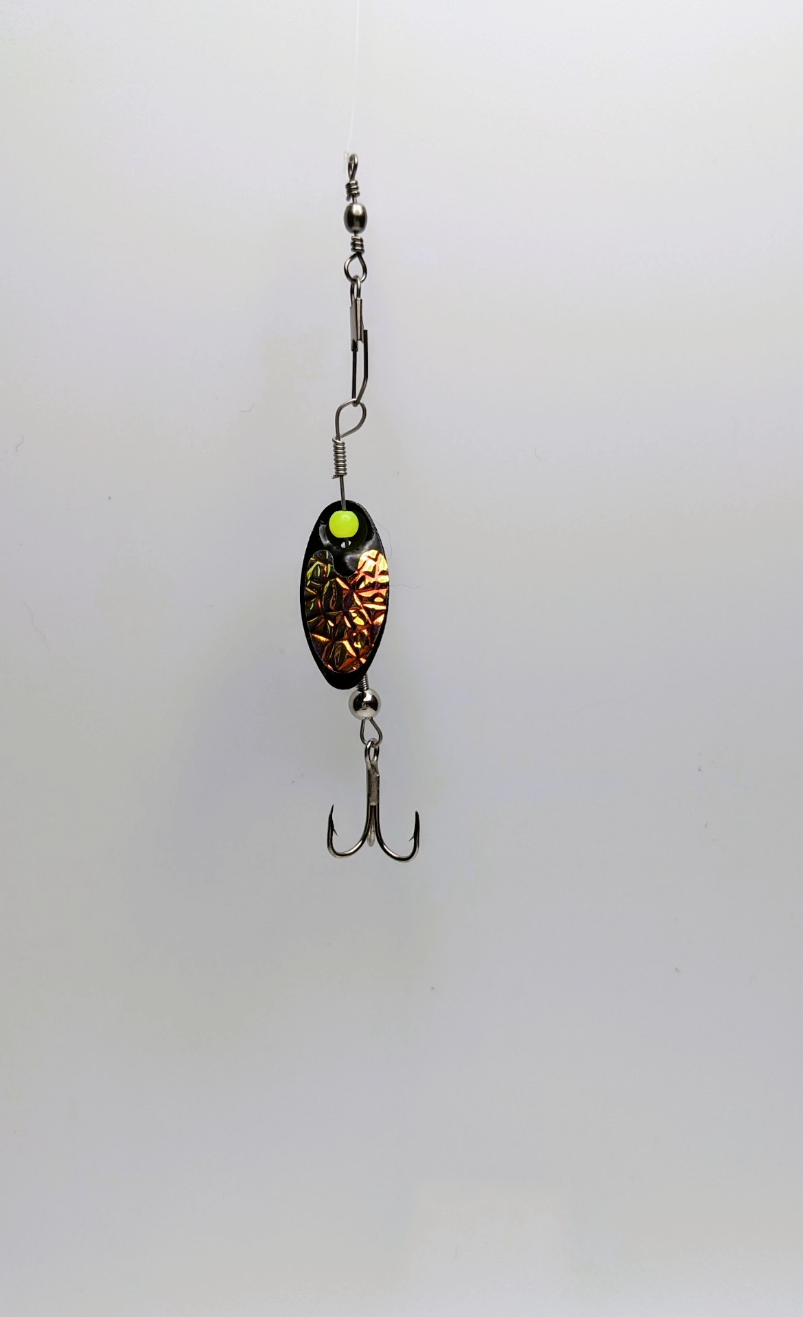 Orange Chartreuse Nickle Blade Lure (#511IROC)