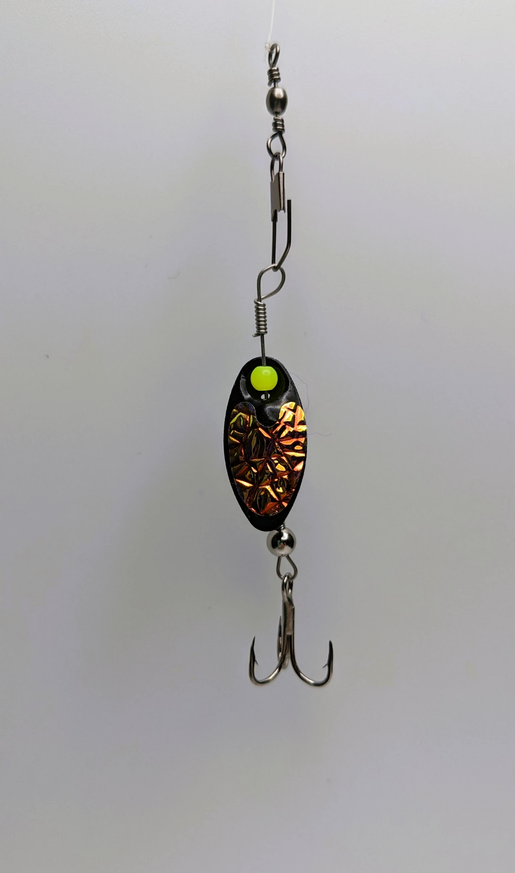 Orange Chartreuse Nickle Blade Lure (#511IROC)