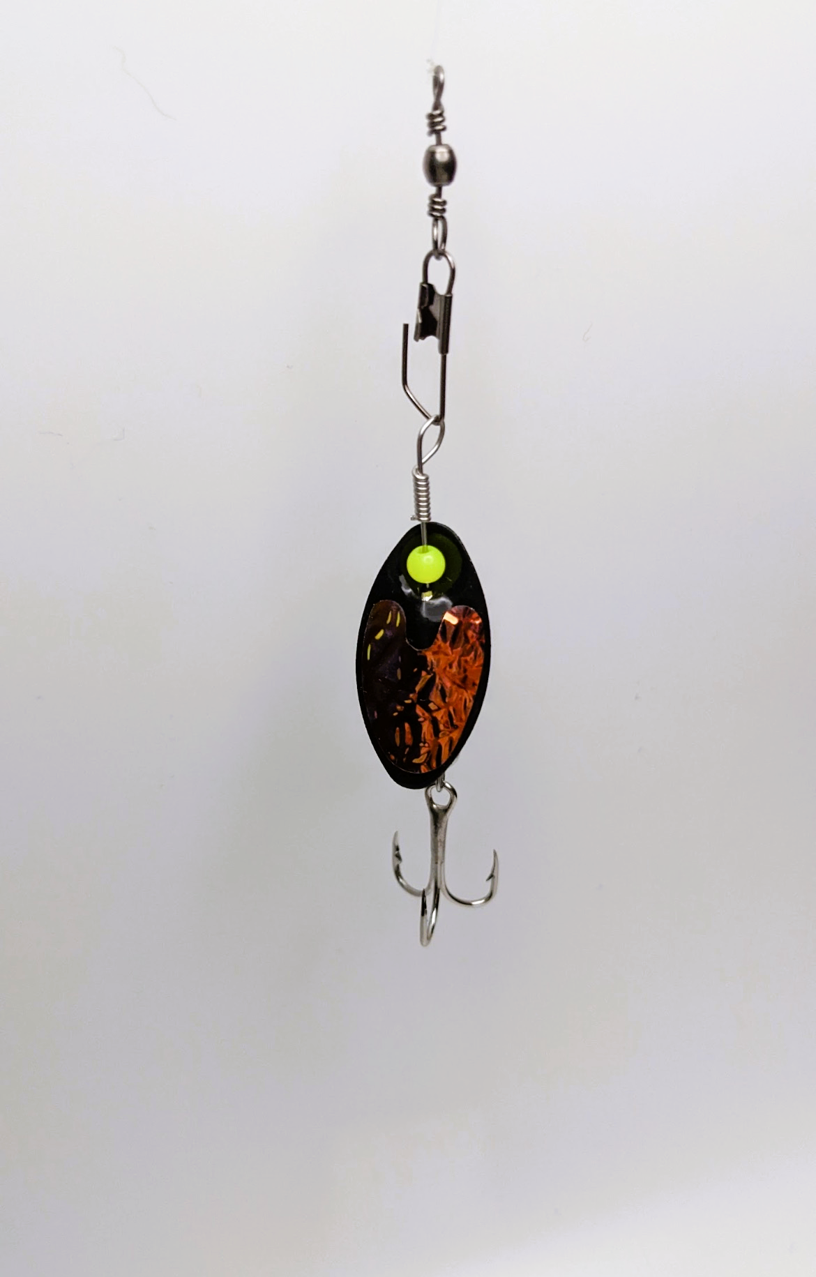 Orange Chartreuse Nickle Blade Lure (#511IROC)