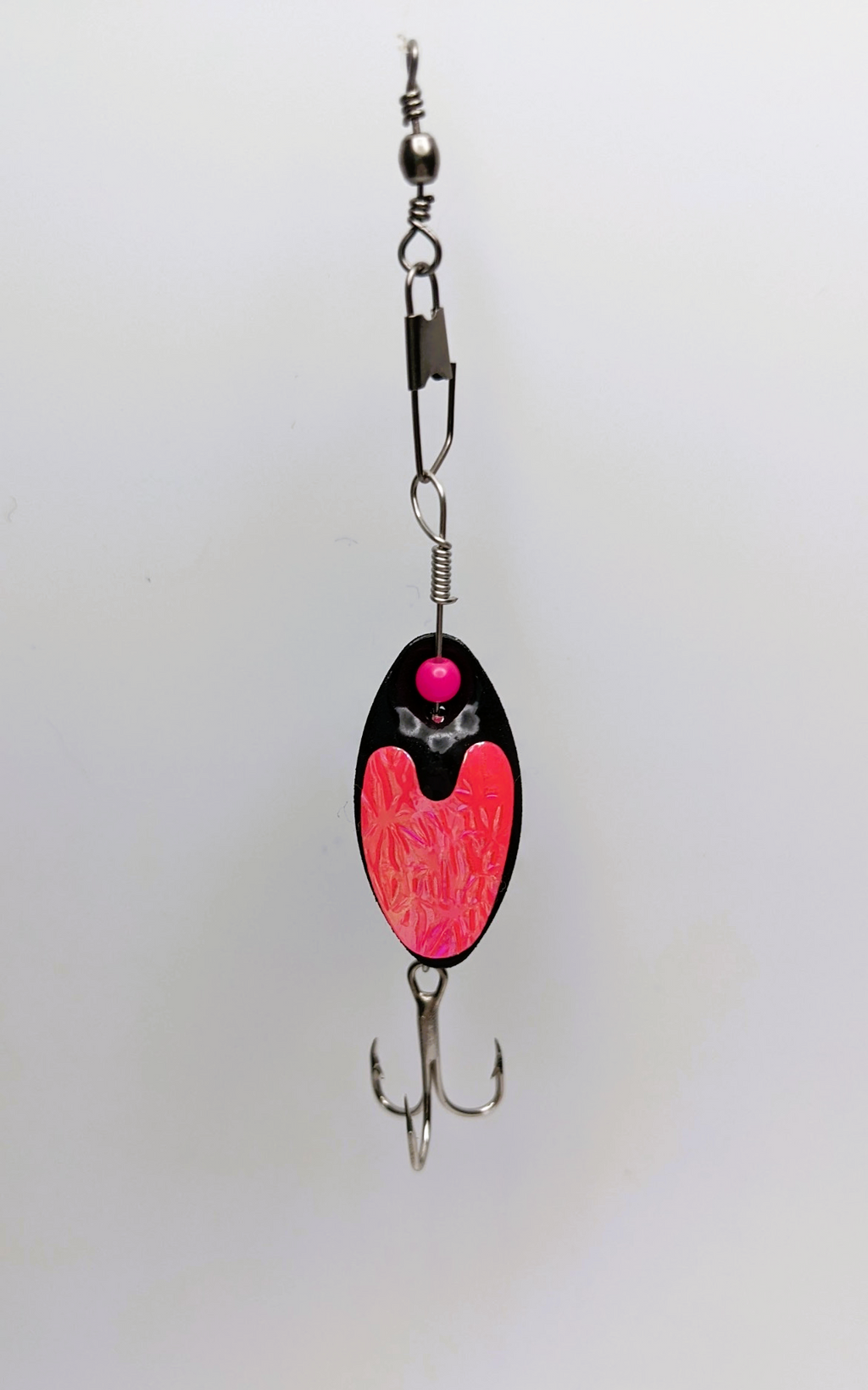 Pink/Black Nickle Blade Lure (#511IRP)