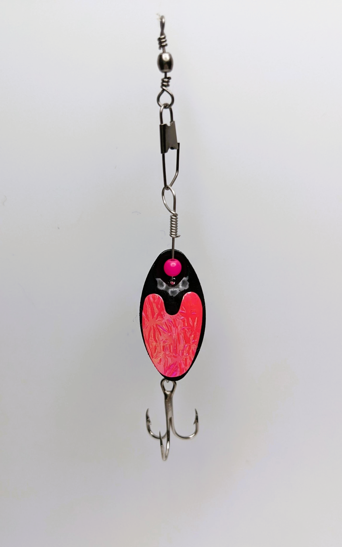 Pink/Black Nickle Blade Lure (#511IRP)