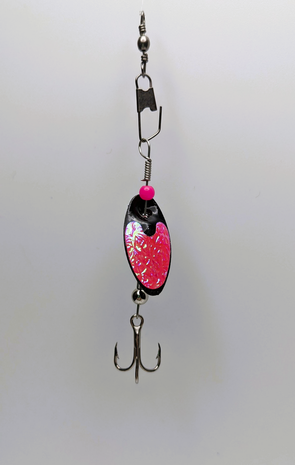 Pink/Black Nickle Blade Lure (#511IRP)