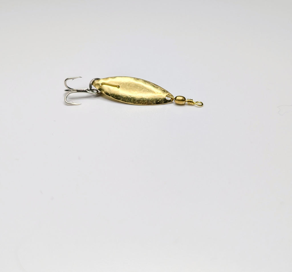 Dynamacs Trolling Spoon–Gold Hammered (#20705)