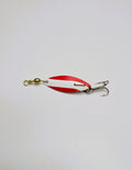 Dynamacs Trolling Spoon–Red/White (#20708)