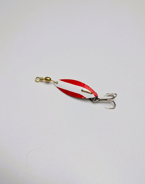 Dynamacs Trolling Spoon–Red/White (#20708)