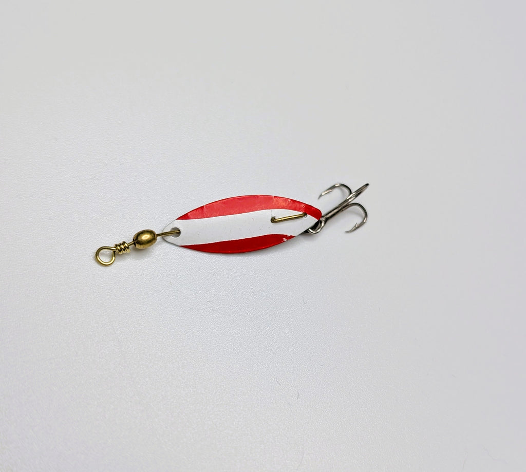 Dynamacs Trolling Spoon–Red/White (#20708)