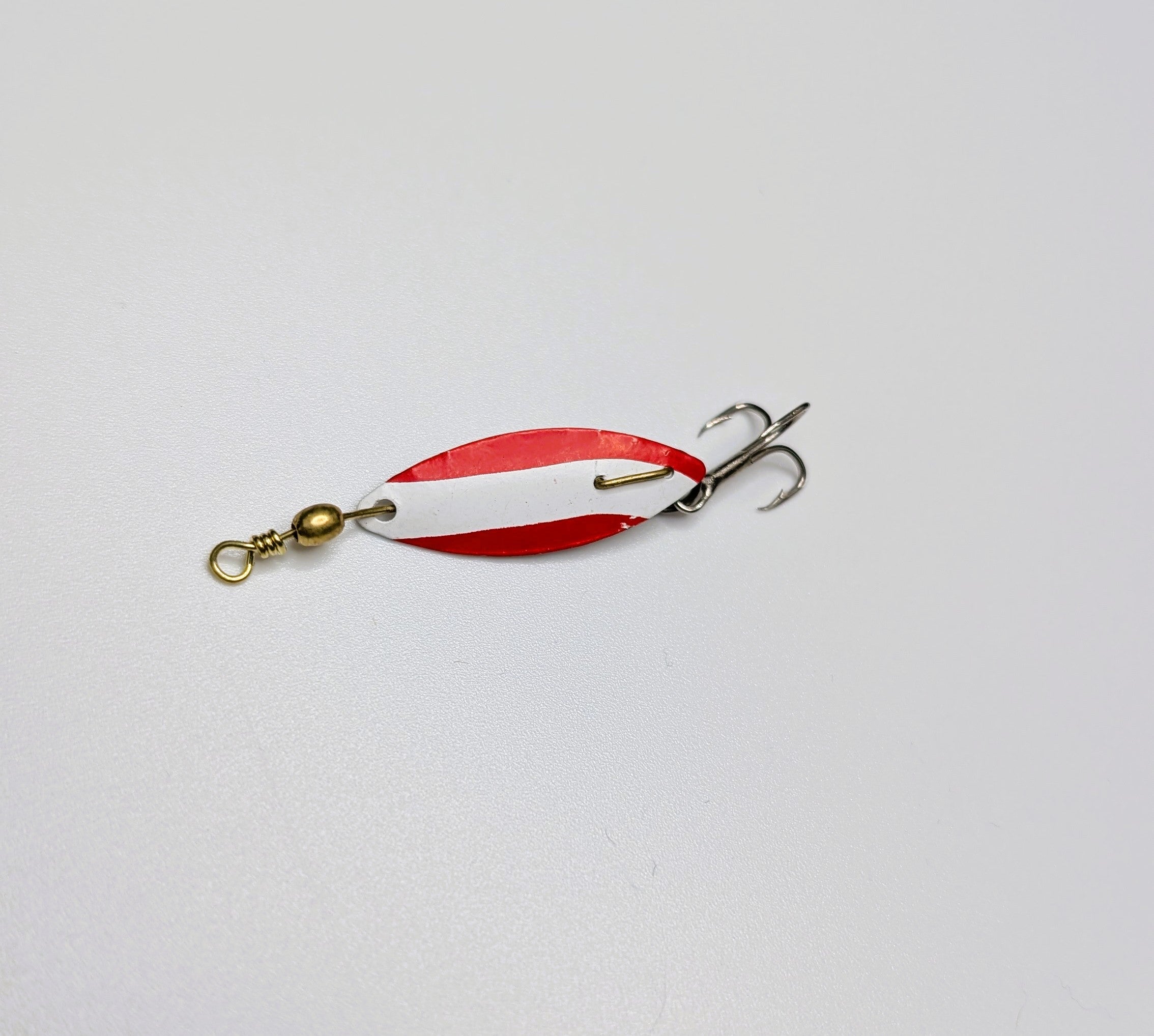 Dynamacs Trolling Spoon–Red/White (#20708)