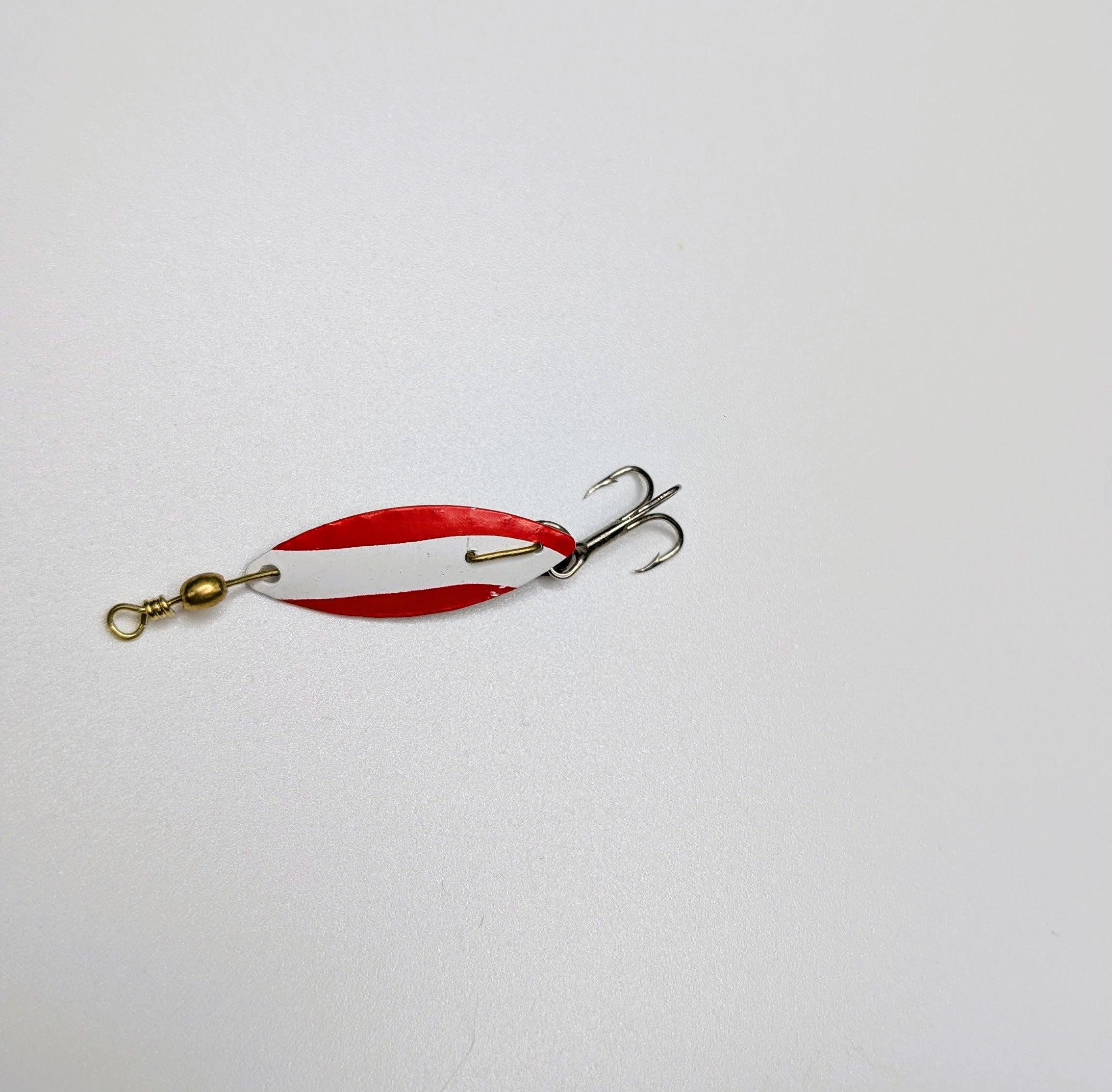 Dynamacs Trolling Spoon–Red/White (#20708)