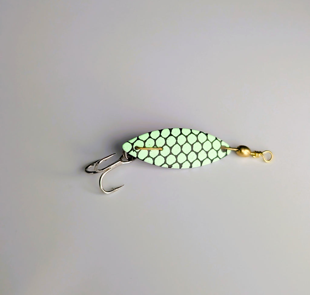 Dynamacs Trolling Spoon–Silver Scale (#20703)