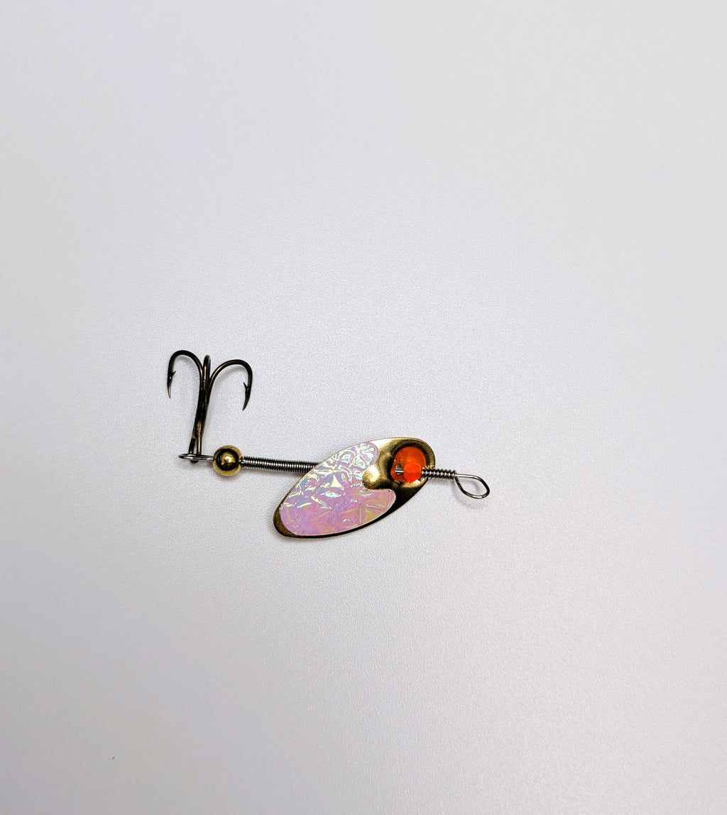 Glow‑Flash Brass Lure (#505)