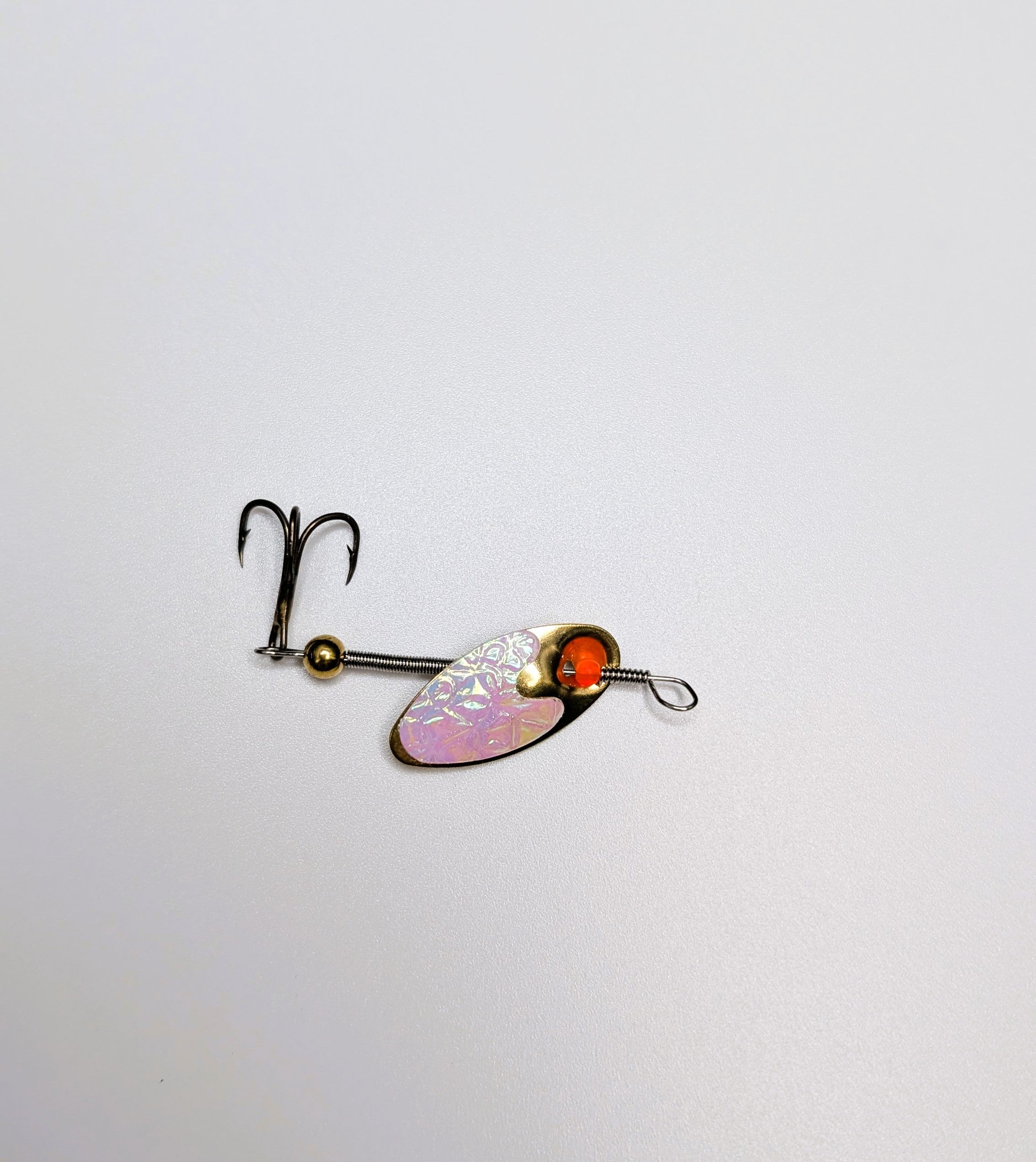 Glow‑Flash Brass Lure (#505)