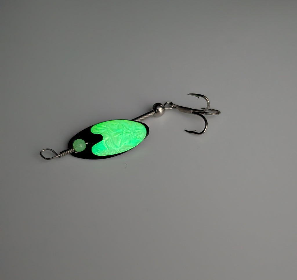 Glow Black Blade Lure-Small (#513)