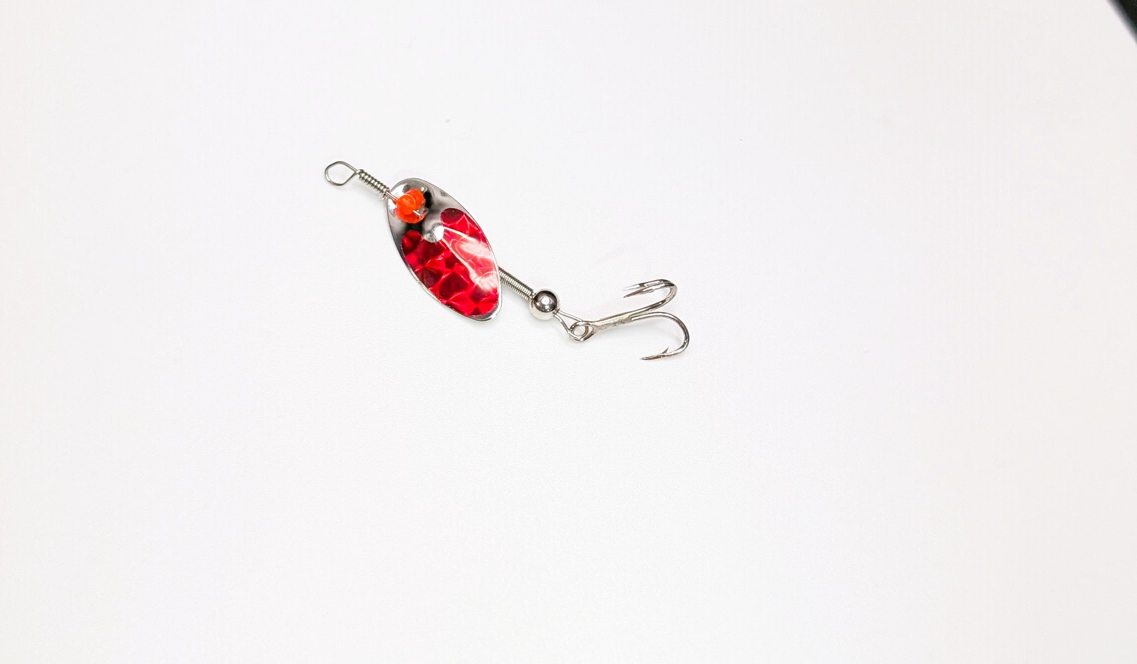 Red Flash Nickle Lure-Small (#504R)