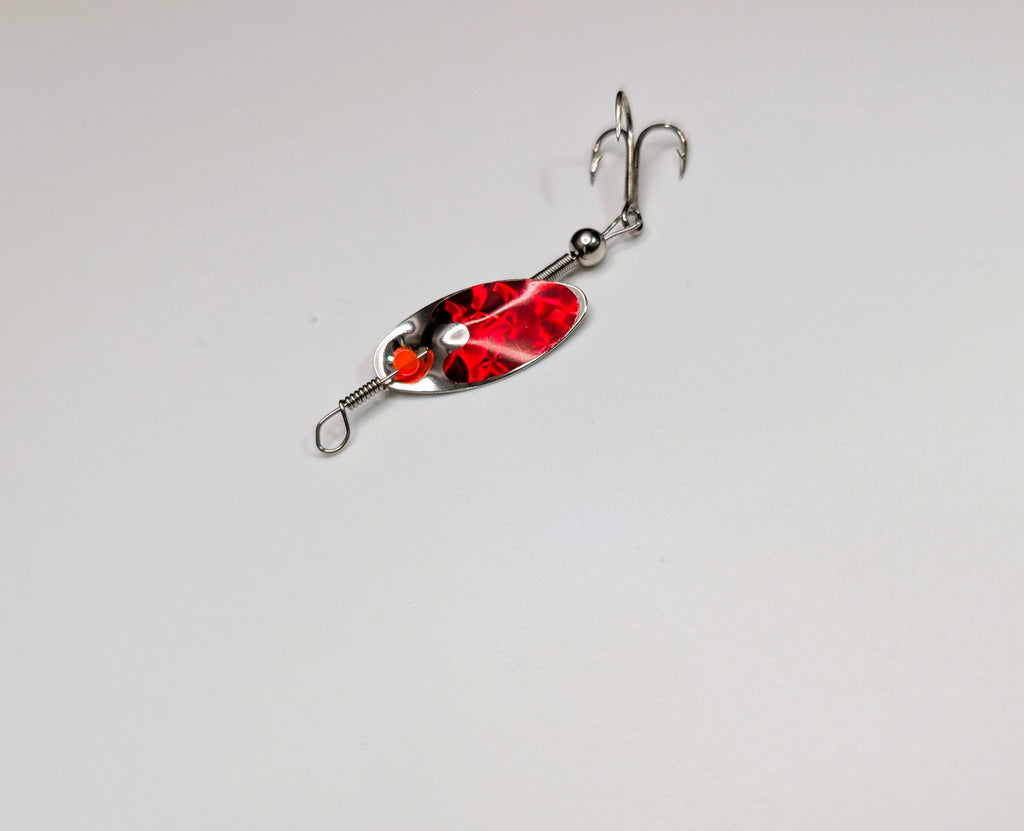 Red Flash Nickle Lure-Small (#504R)