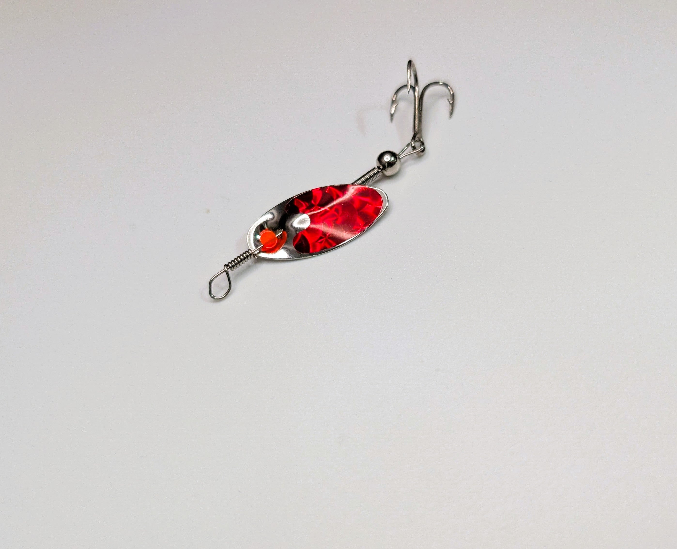 Red Flash Nickle Lure-Small (#504R)