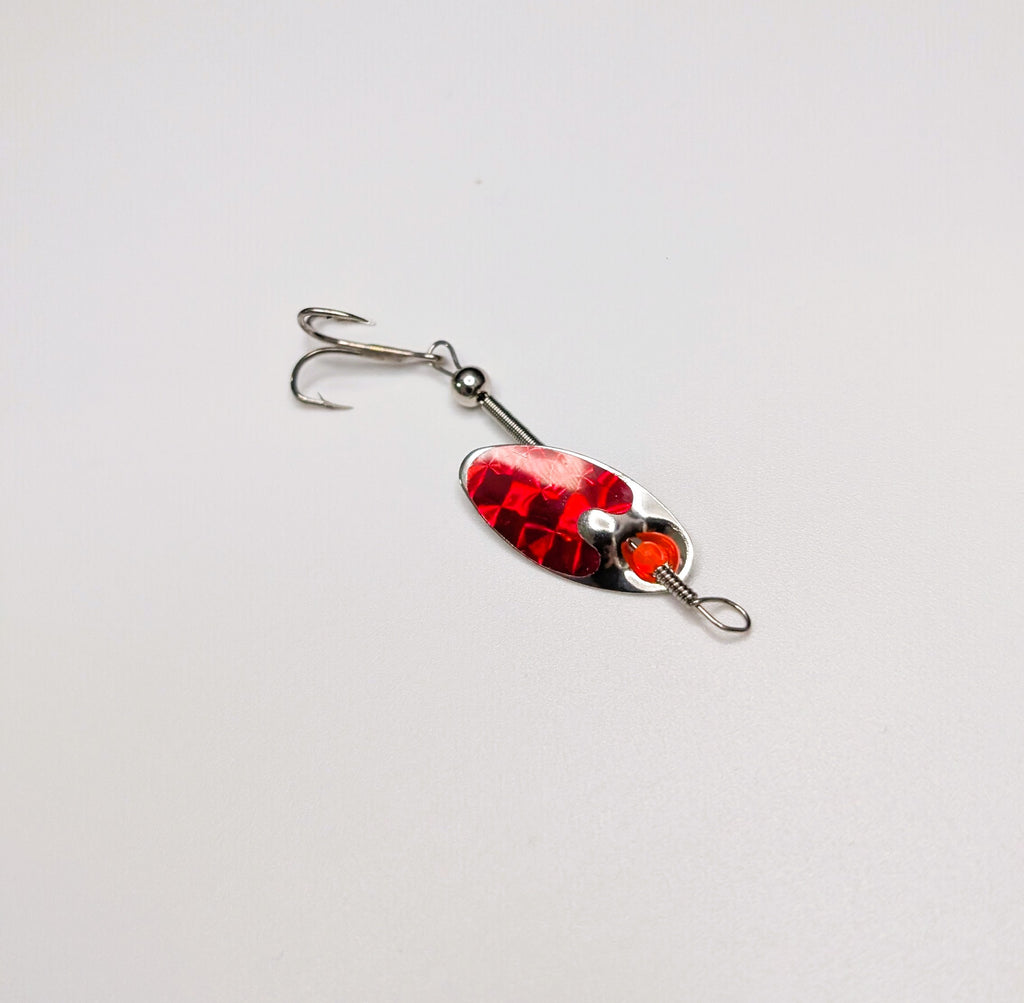 Red Flash Nickle Lure-Small (#504R)