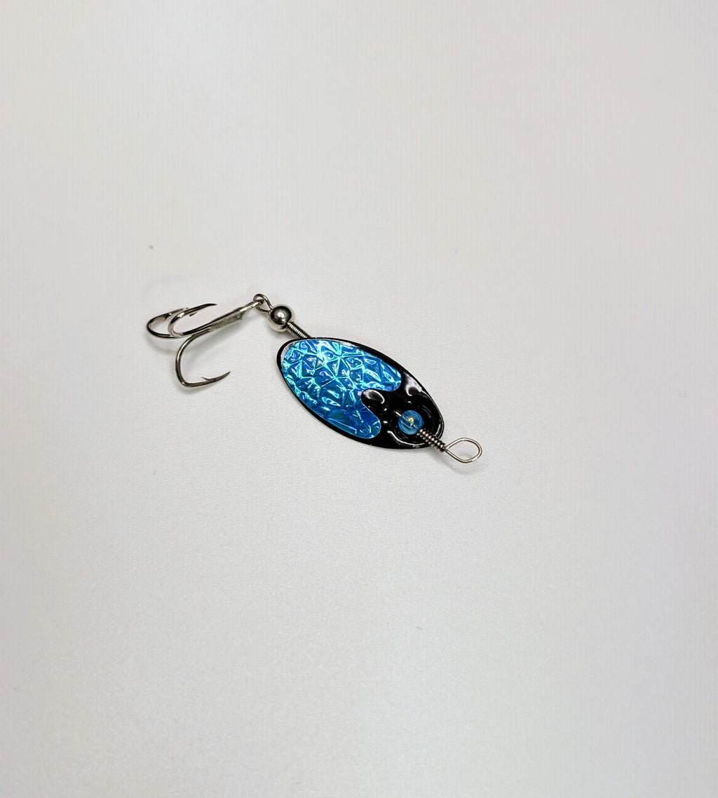 Blue/Black Nickle Blade Lure-Large (#512IRB)