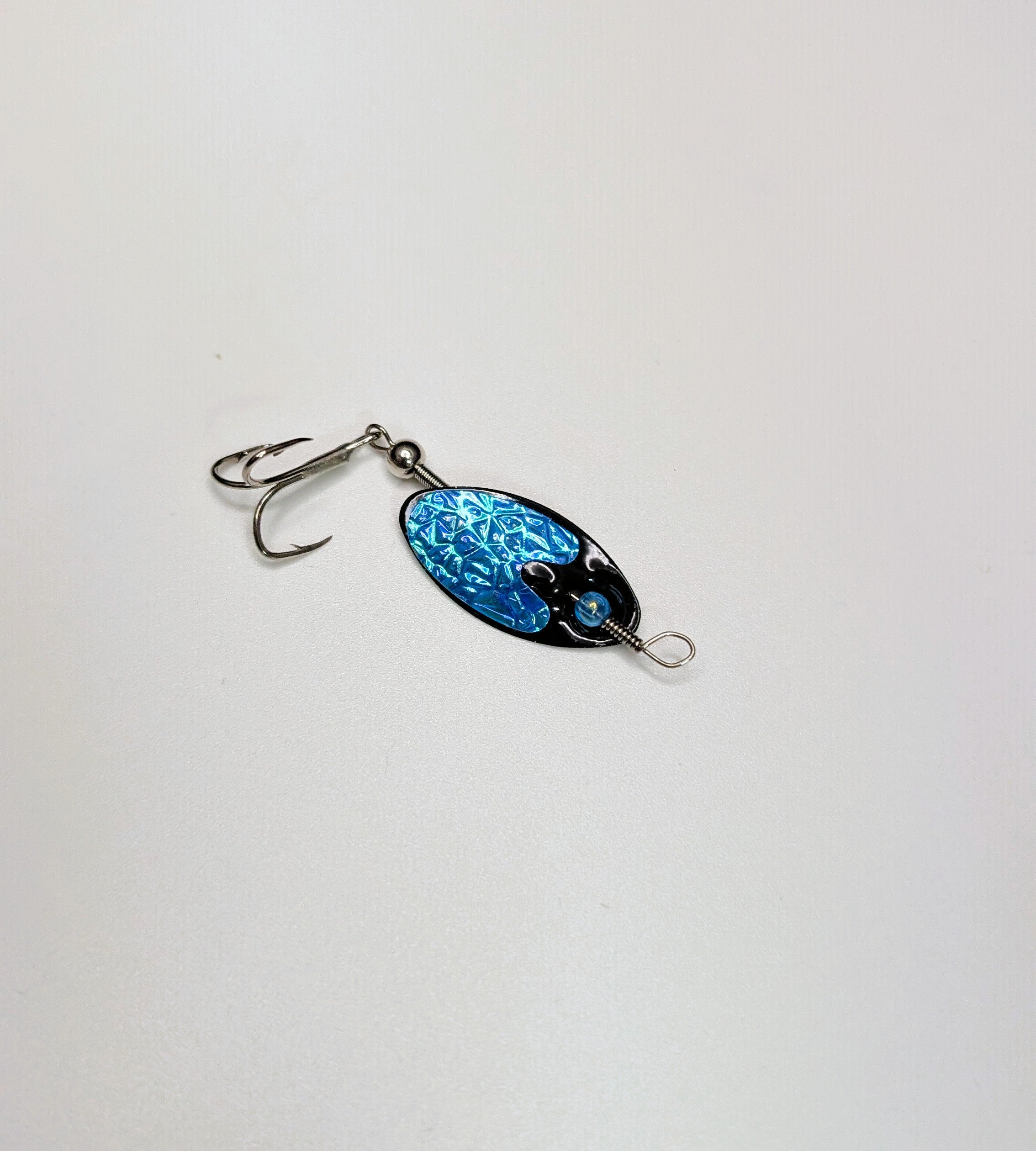 Blue/Black Nickle Blade Lure-Large (#512IRB)