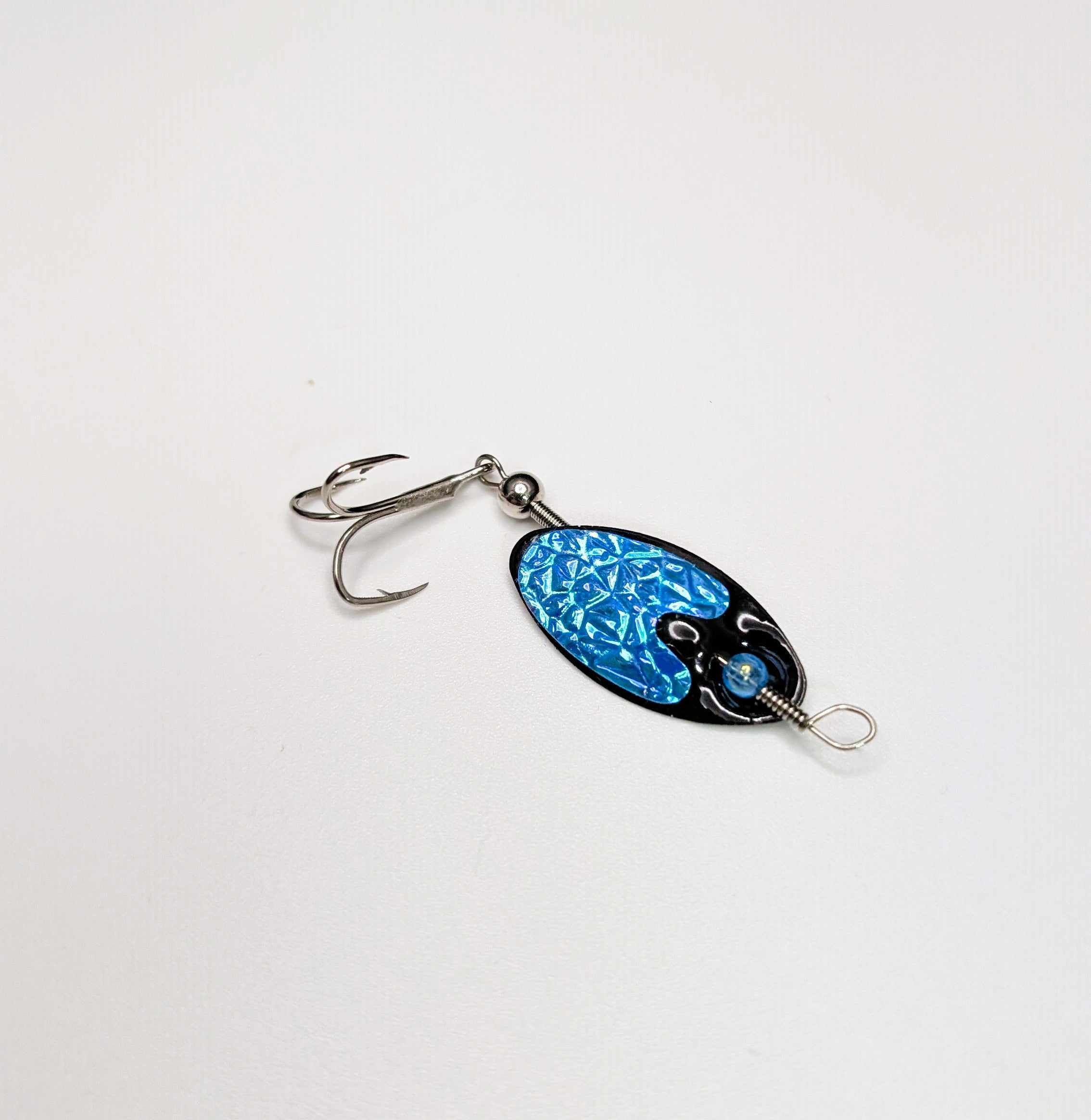 Blue/Black Nickle Blade Lure-Large (#512IRB)