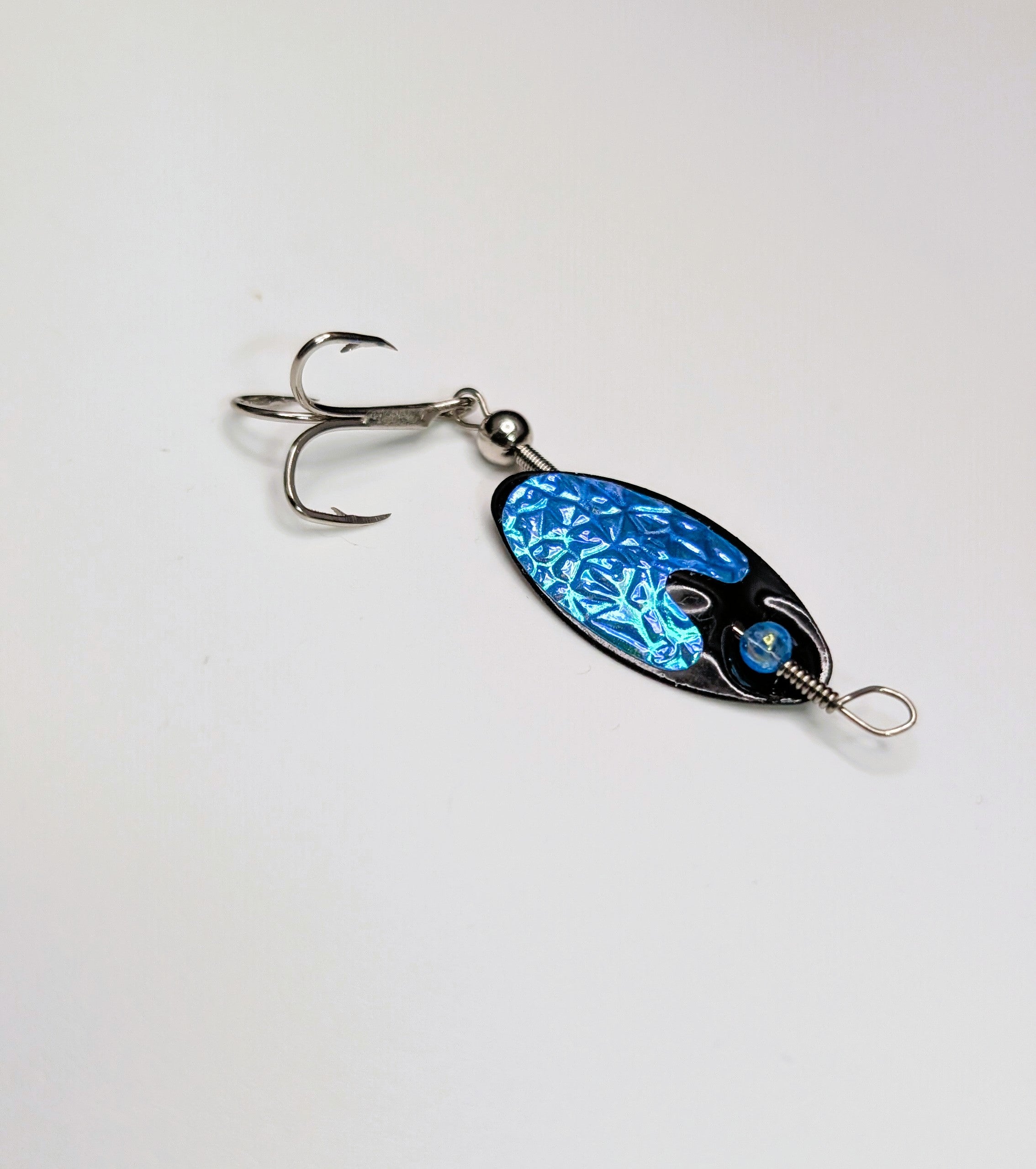 Blue/Black Nickle Blade Lure-Large (#512IRB)