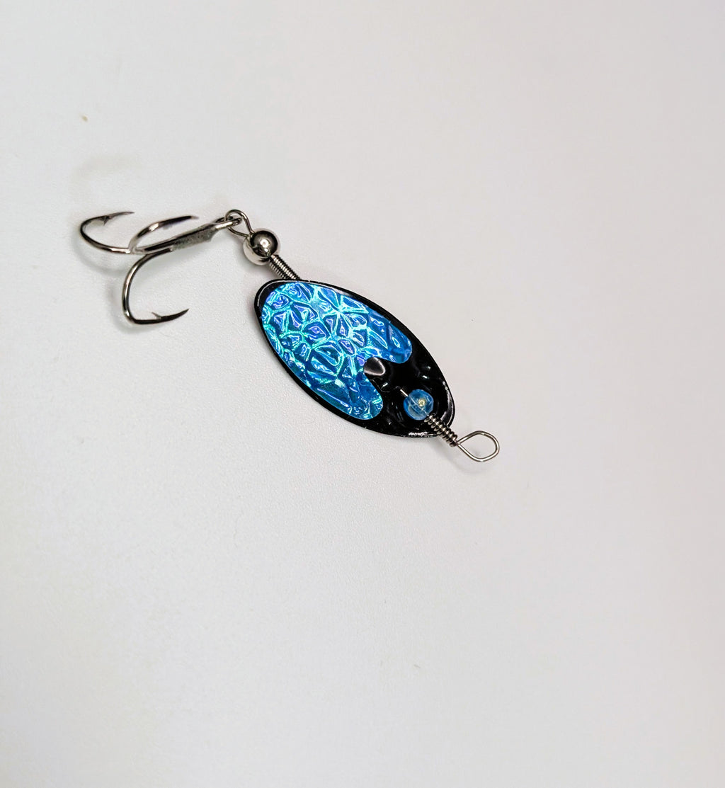 Blue/Black Nickle Blade Lure-Large (#512IRB)