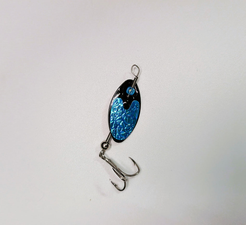 Blue/Black Nickle Blade Lure-Large (#512IRB)